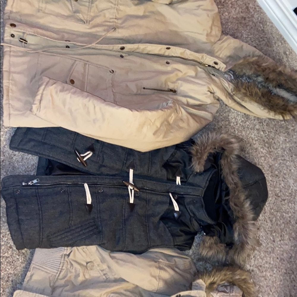 Assorted coats, all like new condition.